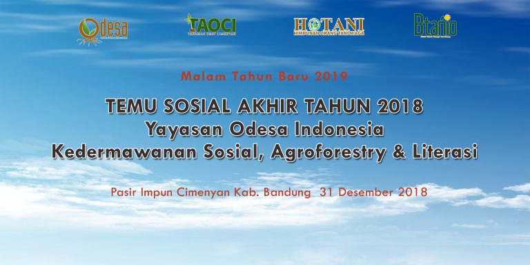 Undangan Pertemuan Kedermawanan Sosial, Agroforestry dan Literasi