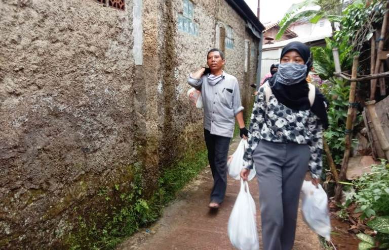 blusukan corona bandung odesa indonesia cimenyan