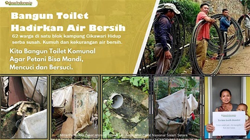 Donasi Air Bersih Untuk Kesehatan, Perekonomian, dan Lingkungan Masyarakat Desa